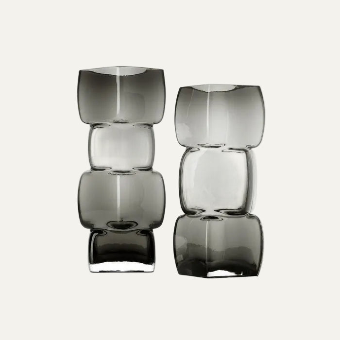Glas Vasen Set "Cubes"