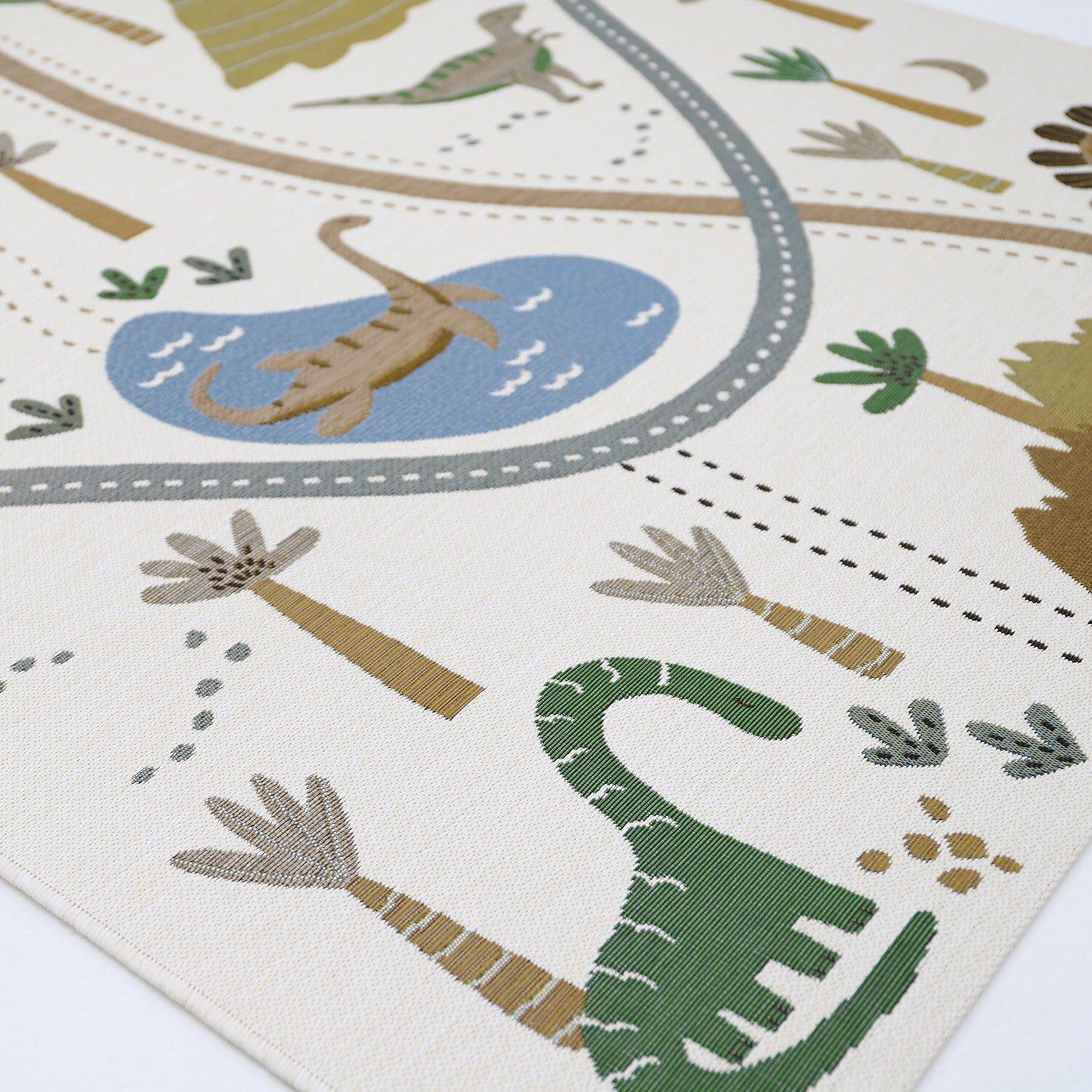 In- und Outdoormatte "Little Jurasic"