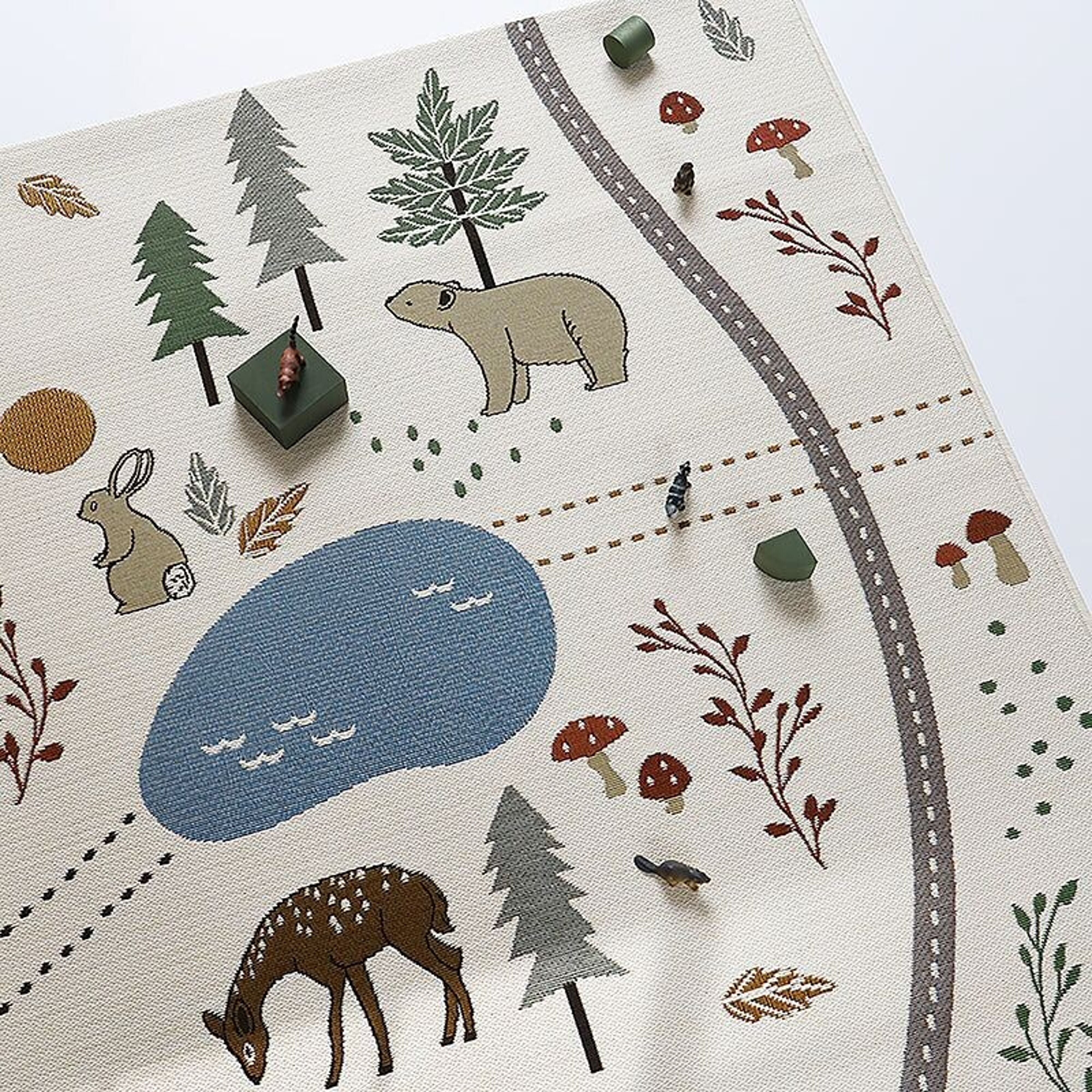 In- und Outdoormatte "Little Forest"