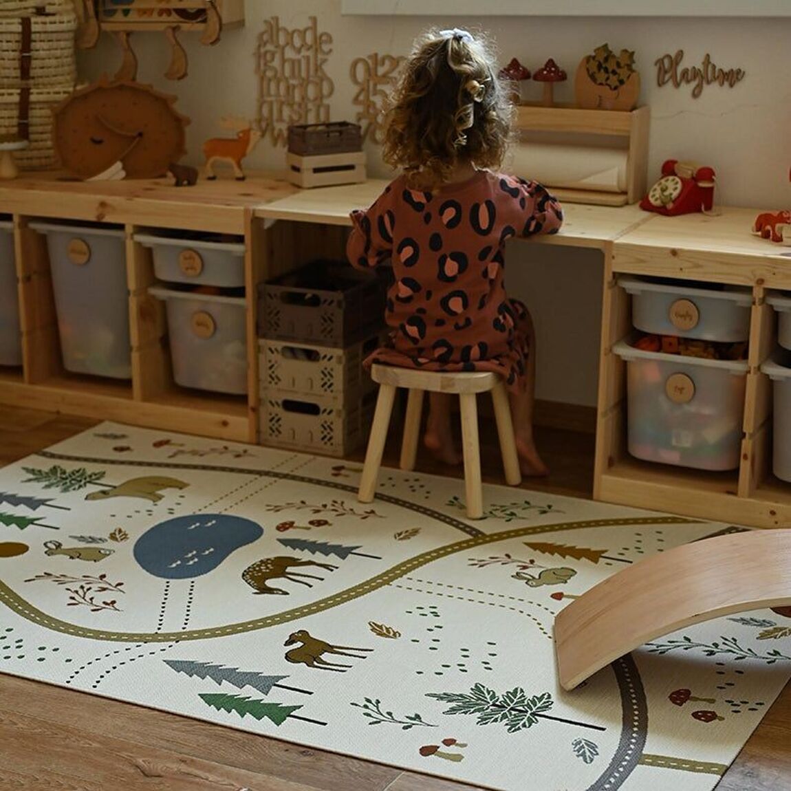 In- und Outdoormatte "Little Forest"