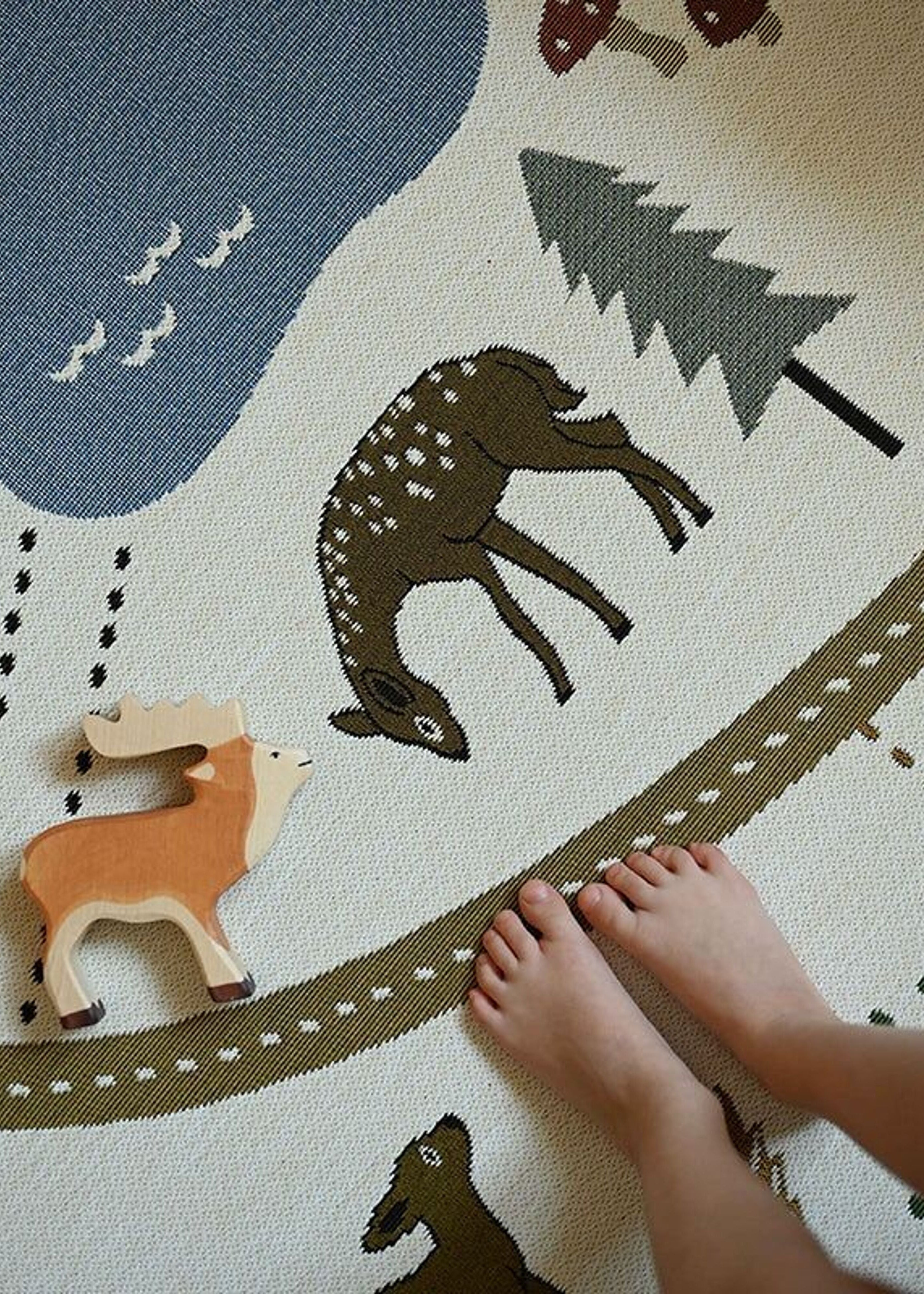 In- und Outdoormatte "Little Forest"