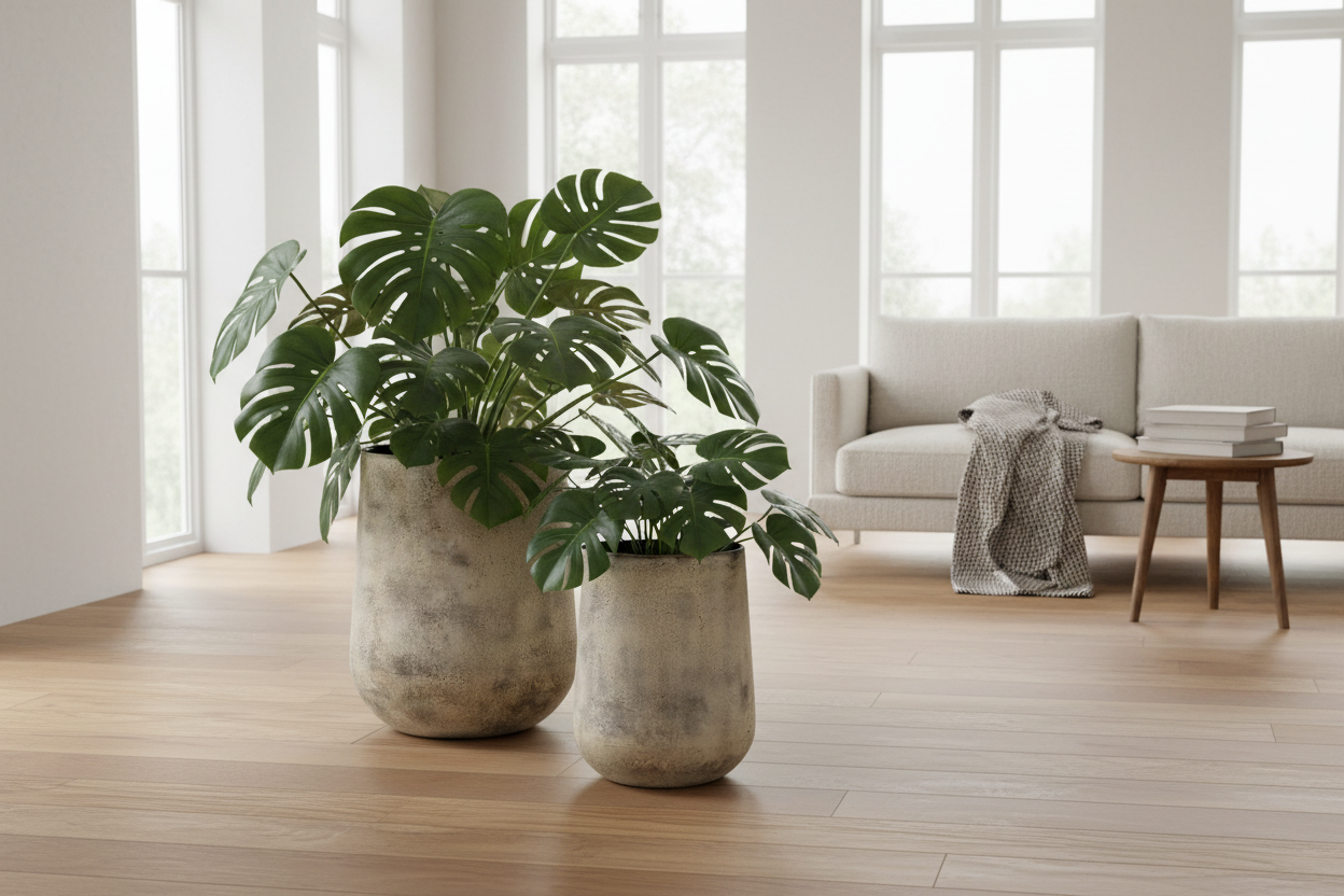 Lifestyle-Bild Metall Pot Set Hou durchdacht komponiert