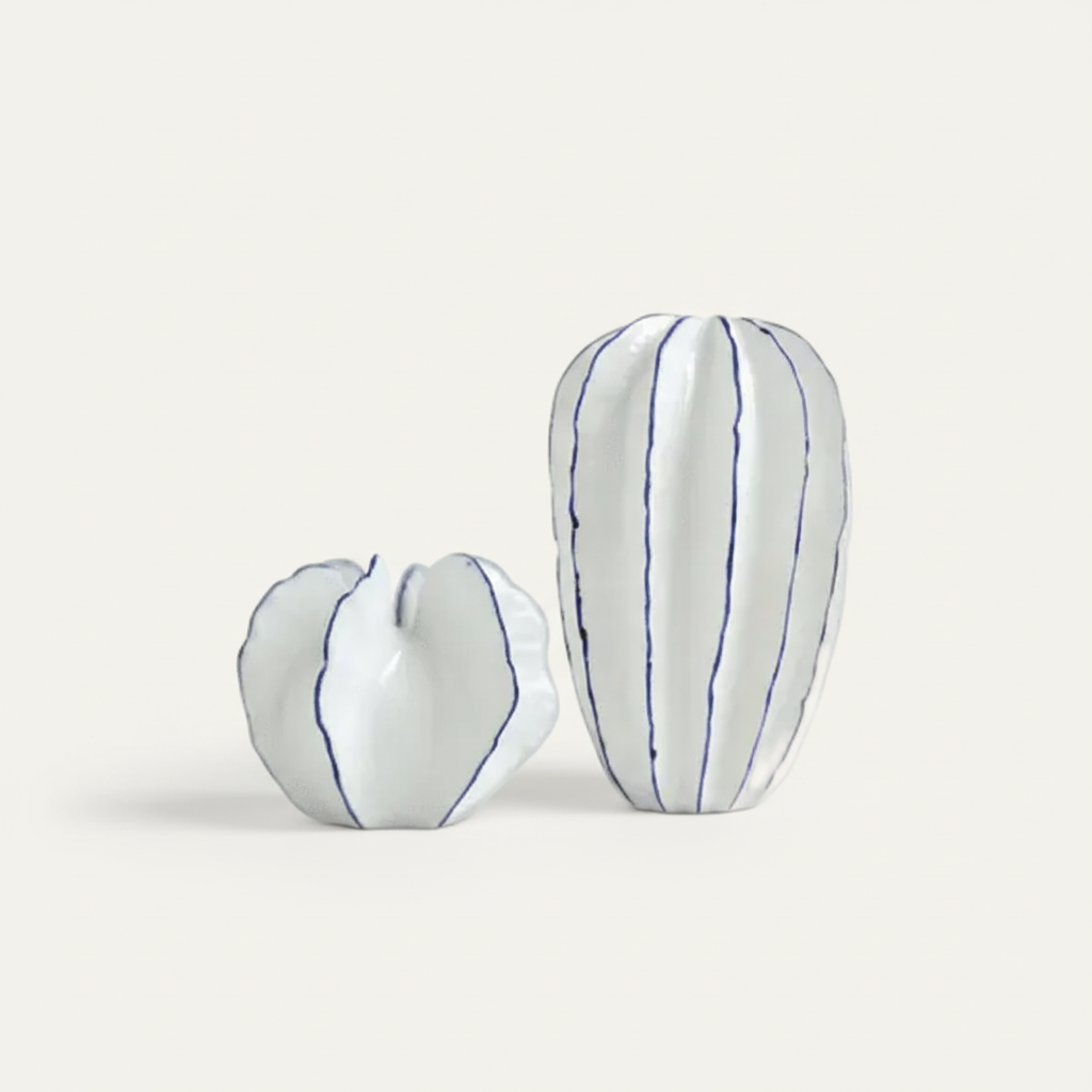 Porzellan Vase Ocean Set - Produktfoto auf weißem Hintergrund