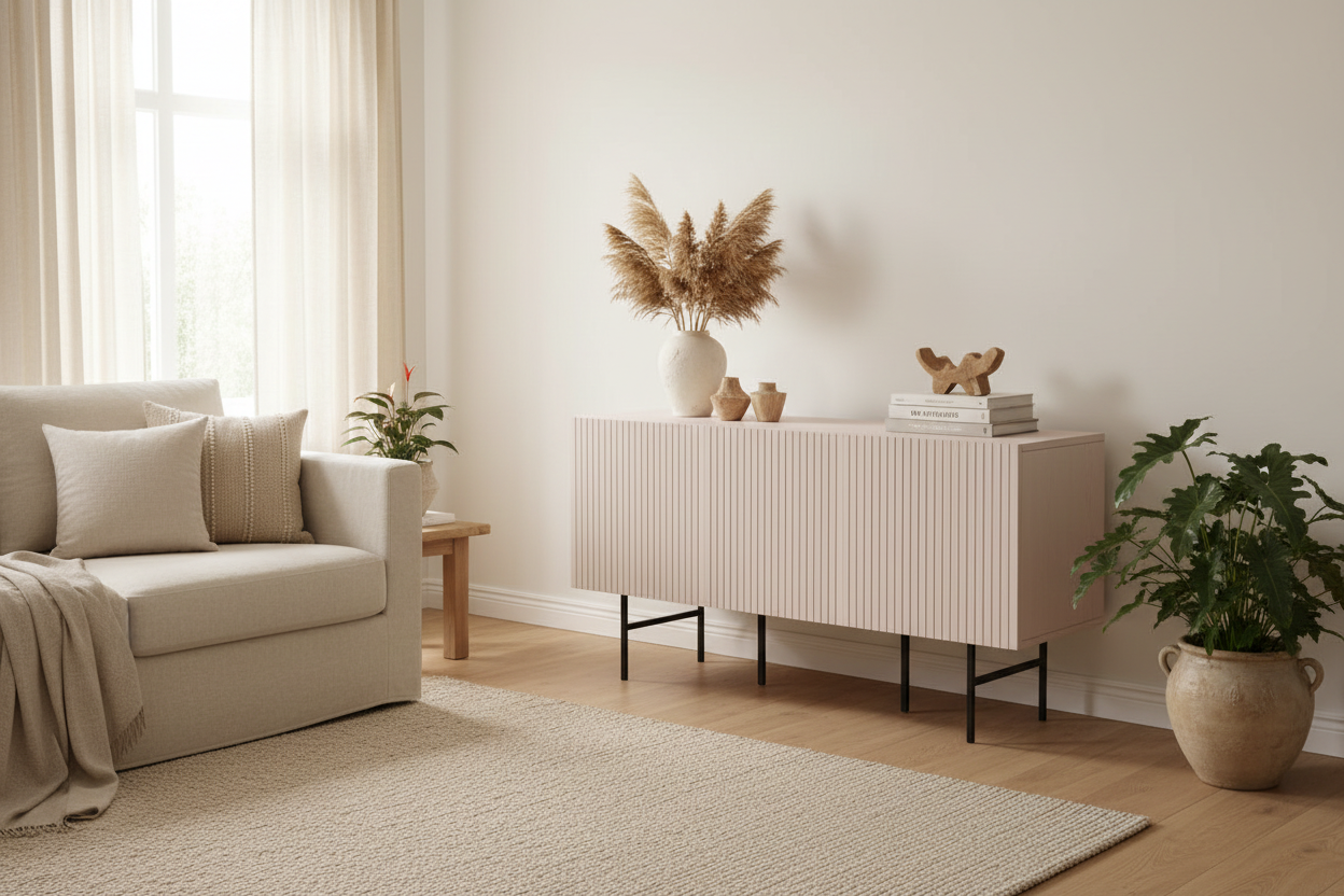 Sideboard Björkrön Whitewash mit korrekter Farbe