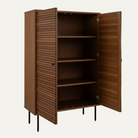 Highboard Kyoto Dunkelbraun 