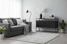 Sideboard Kingsport Schwarz in abgestimmtem Raum