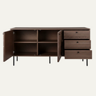 Sideboard Kyoto Dunkelbraun - Frontansicht perfekt
